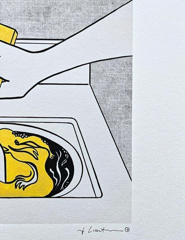 Roy Lichtenstein, "Washing Maschine", 1990s, Silk Screen photo Art