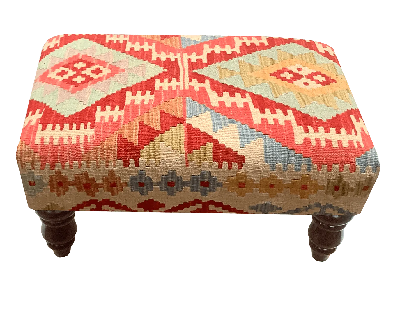 Kilim Stool 60cmsx40cms, Boho photo furniture