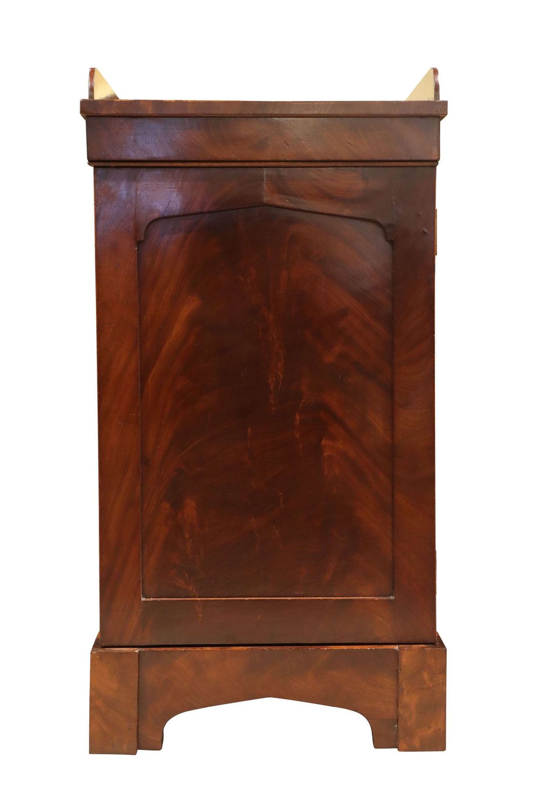 Mid 19th Century Flame Mahogany Pedestal Cupboard, Circa 1840 photo Furniture