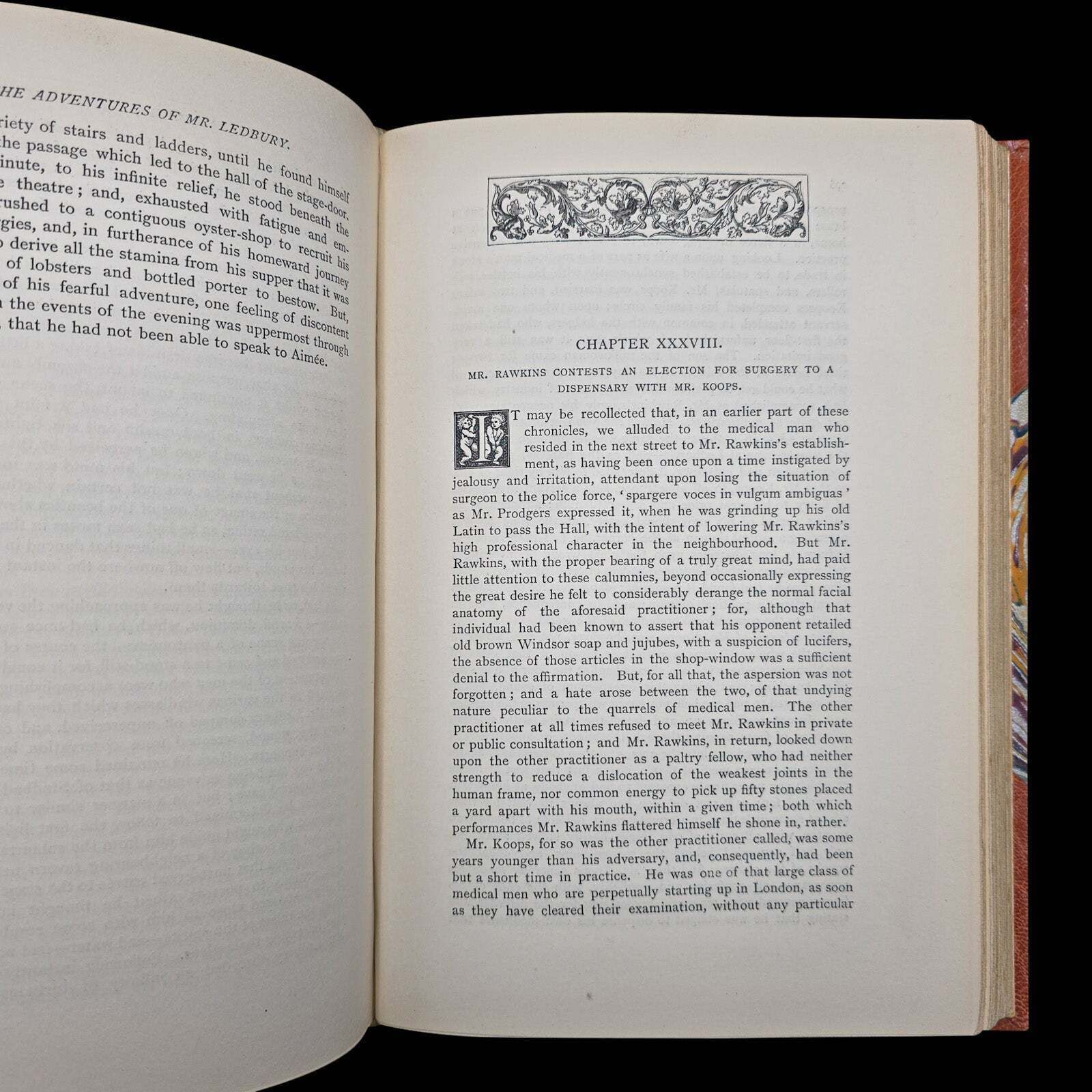 photo for sale Antique Book, Adventures Of Mr Ledbury, Albert Smith, Novel, Literature, C.1886