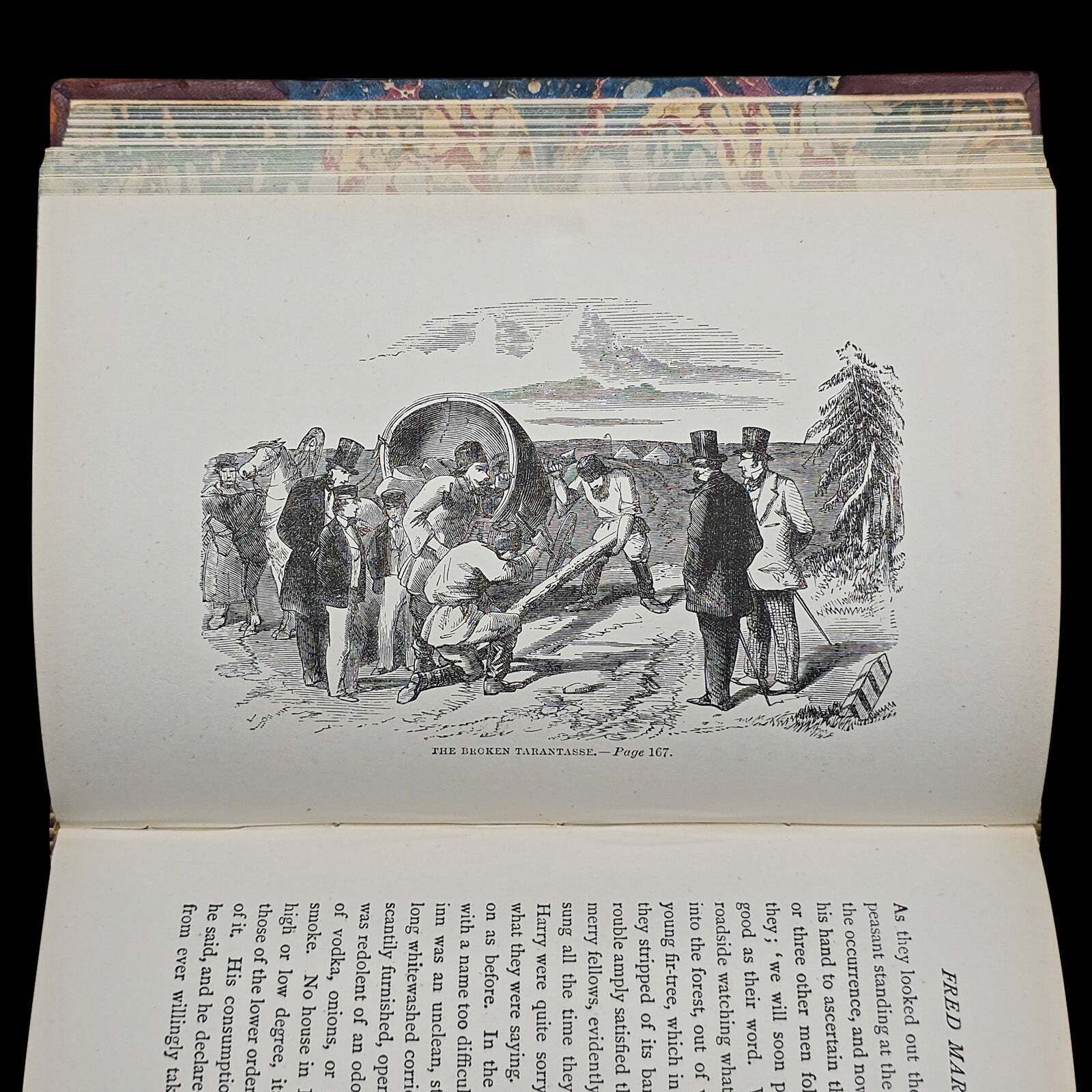 Home Decor Antique Book, Fred Markham In Russia, Memoir, Travel Literature, Victorian, 1884 photo