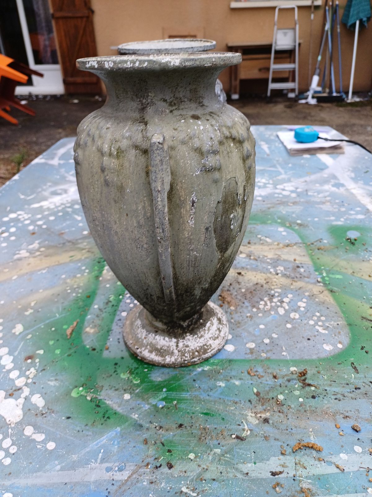 Pair Of Cast Iron Vases 1900 From Charleville Mézières photo Home Decor