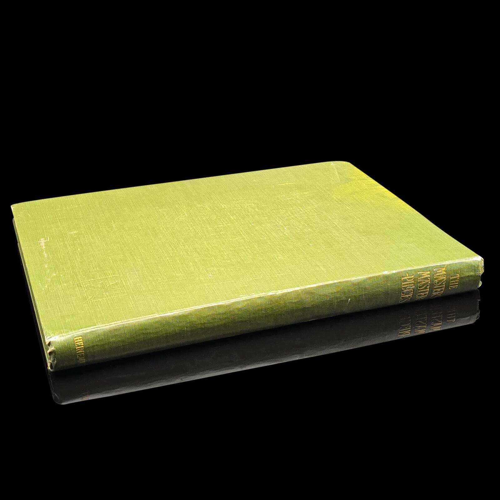 Antique Art Book, The Masters' Masterpieces, Hardcover, Illustrated, Edwardian photo furniture
