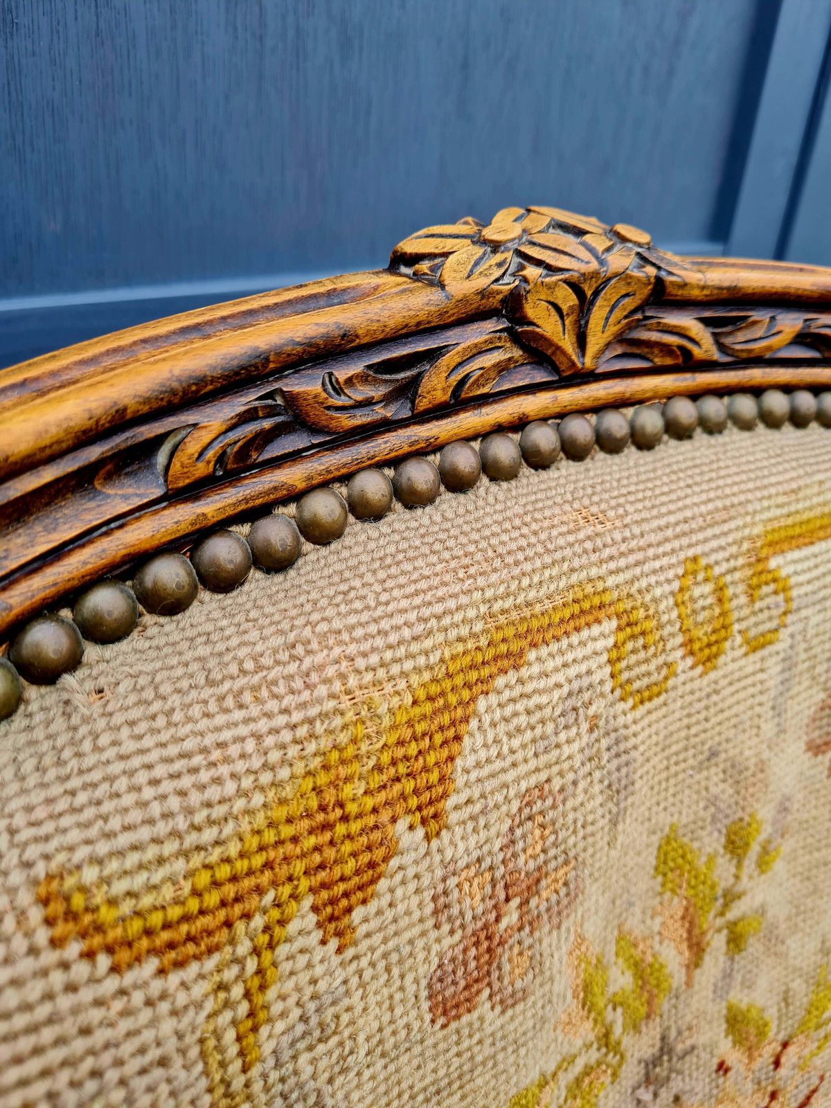 19th Century French Louis XV Style Tapestry Armchair photo buy