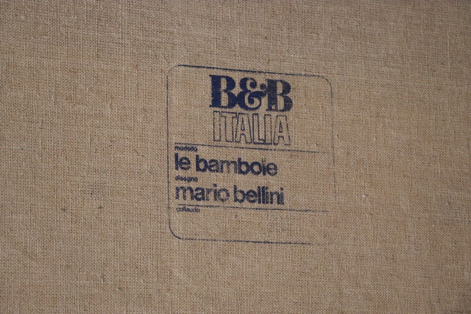 photo buy Le Bambole Bed In Green Velvet By Mario Bellini For B&B Italia, 1970s