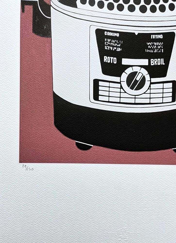 Roy Lichtenstein, "Roto Broil", 1990s, Silk Screen photo furniture