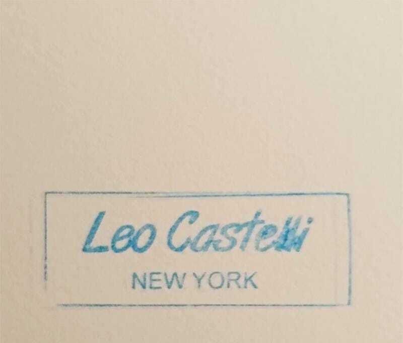 1980s Andy Warhol "Mickey Mouse" Limited Series Lithograph   Leo Castelli   New York   Numbered In Pencil. photo vintage