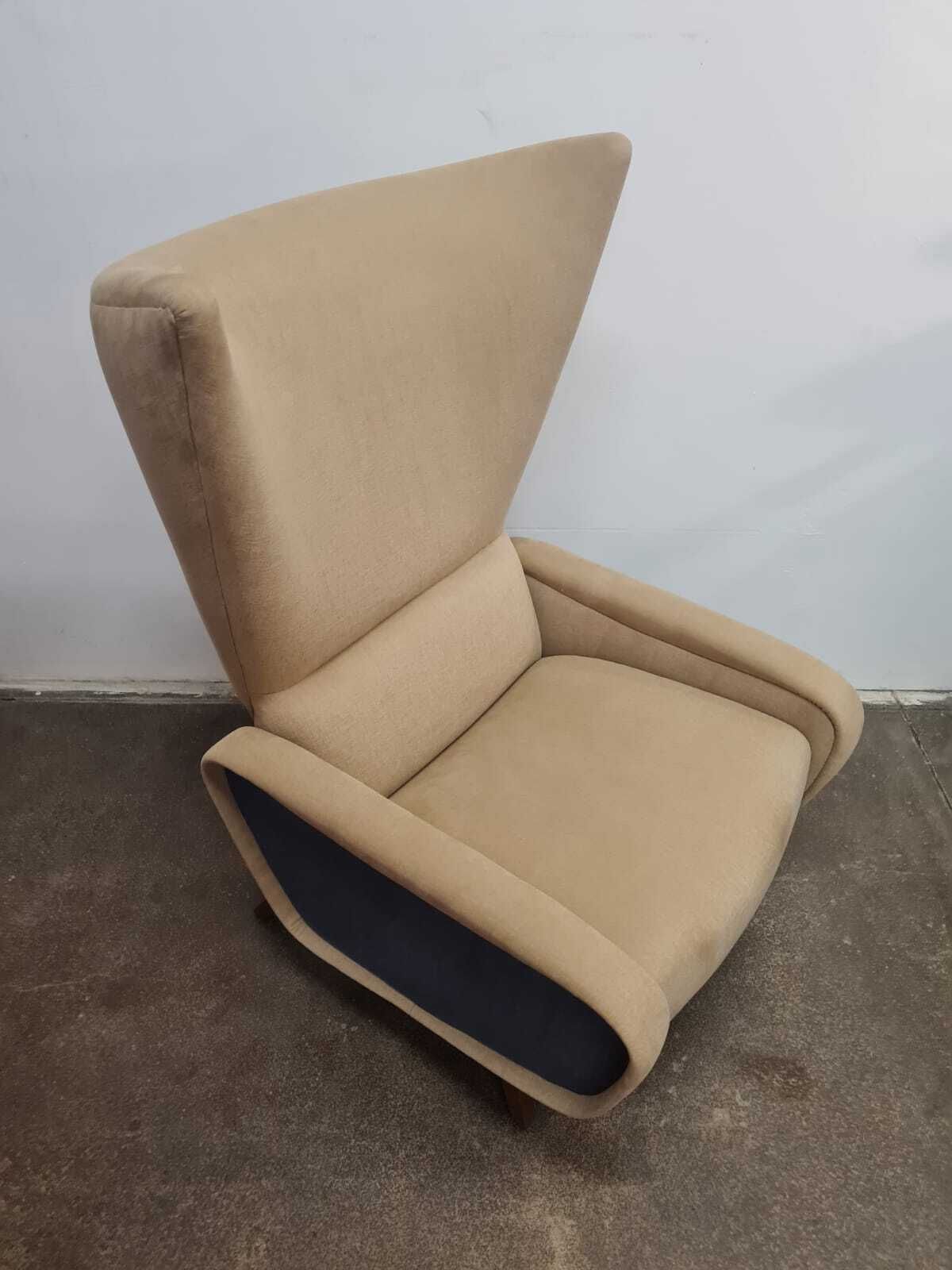 Mid Century Modern Ear Chair, Czechoslovakia, 1960s photo 1870.0