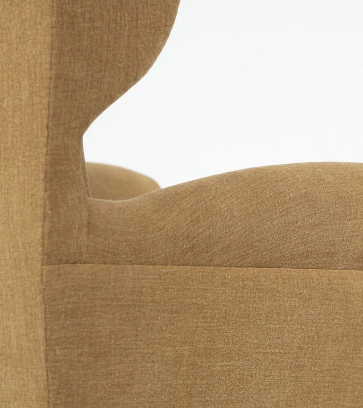 Mid Century Modern Pair Of Highback Armchairs, New Upholstery photo vinterior