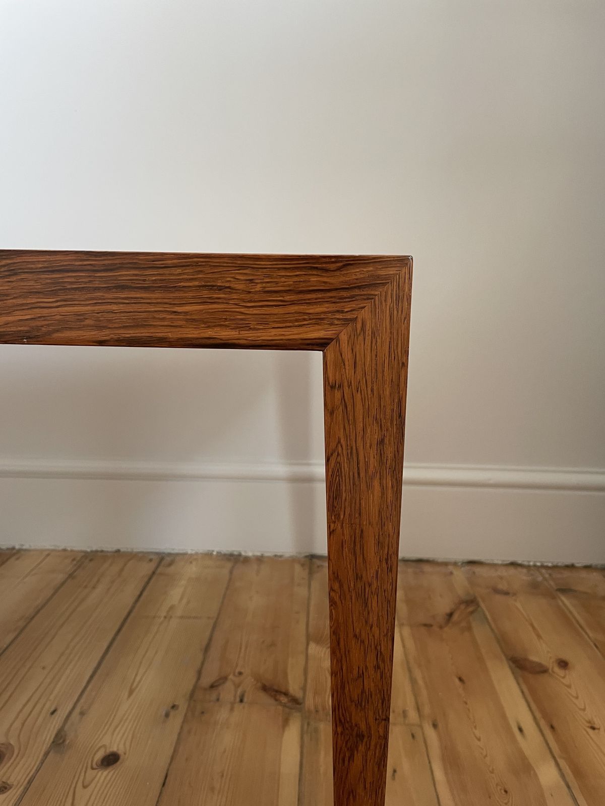 Mid Century Rosewood Coffee Table —Severen Hansen For Haslev Excellent Condition photo furniture