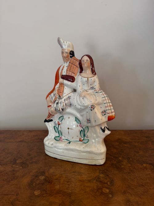 Pretty Antique Large Staffordshire Figure photo vinterior