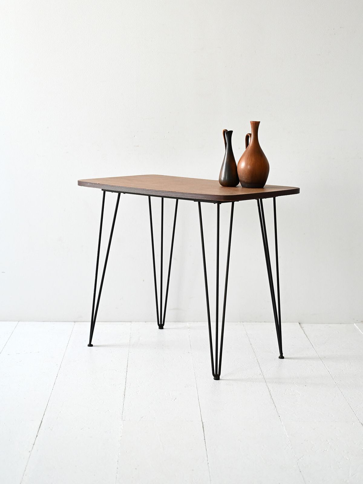 Vintage 1950s Formica And Metal Coffee Table