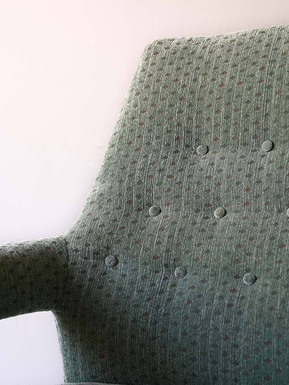 Paar Vintage Jaren 1950 Scandinavische Mintgroene Fauteuils photo 1560.0