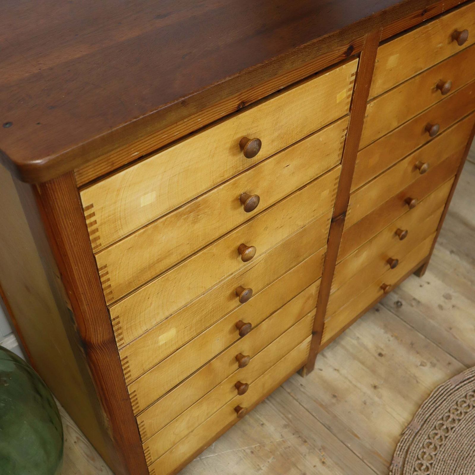 Vintage Shop Haberdashery Chest Of Drawers photo 1295.0