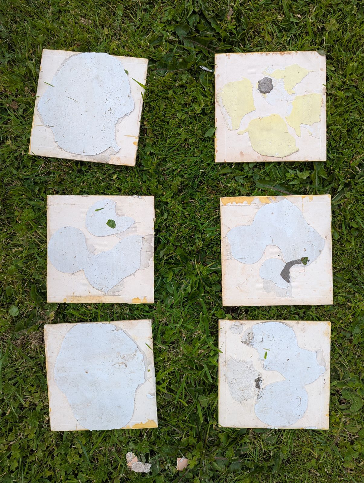1970s H&R Johnson Wall Tiles, Retro Pattern, Yellow, 15cm Sq