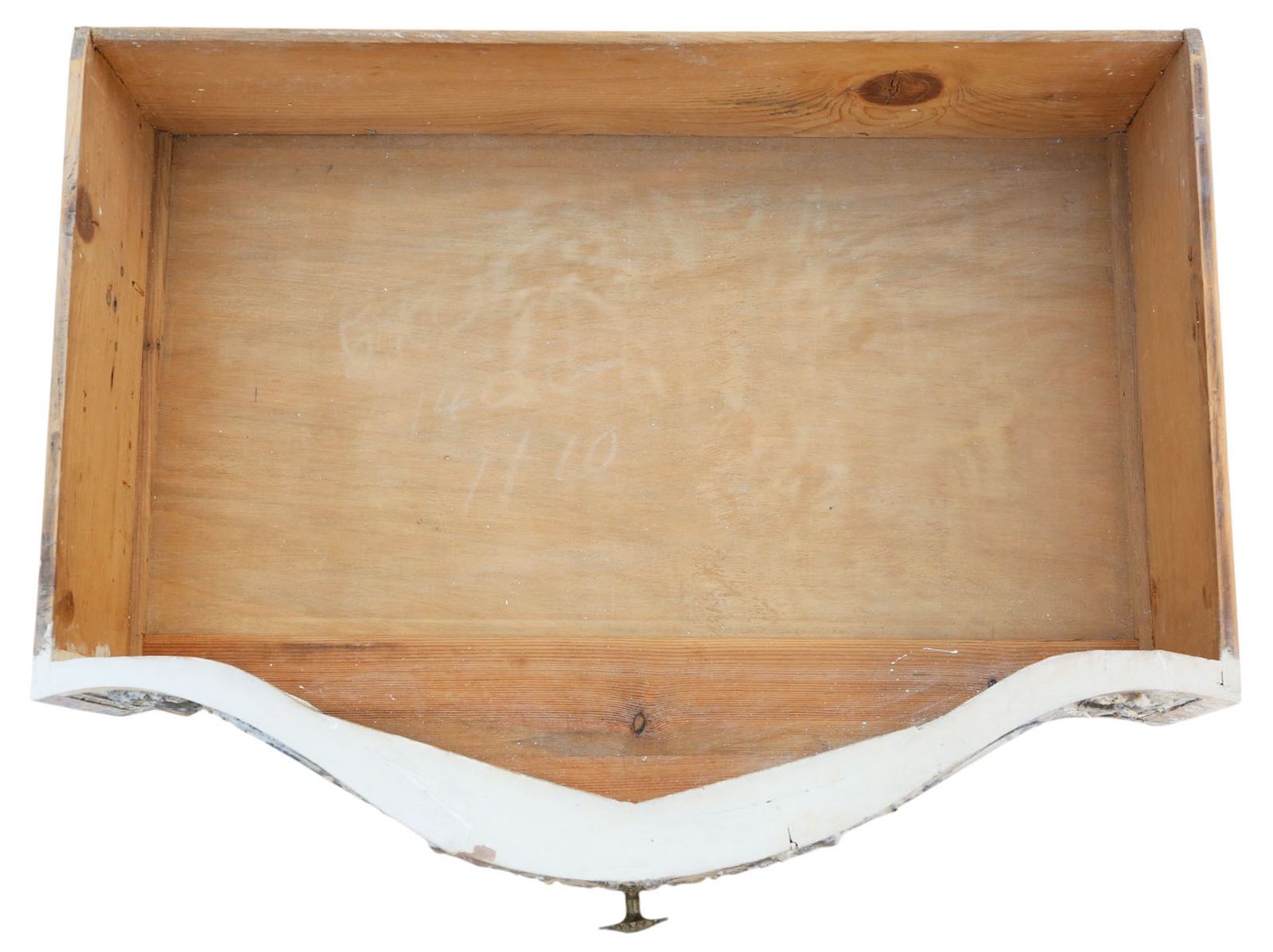 Antique Italian Painted Carved Serpentine Chest Of Drawers C.1920 – Quality Furniture photo vintage