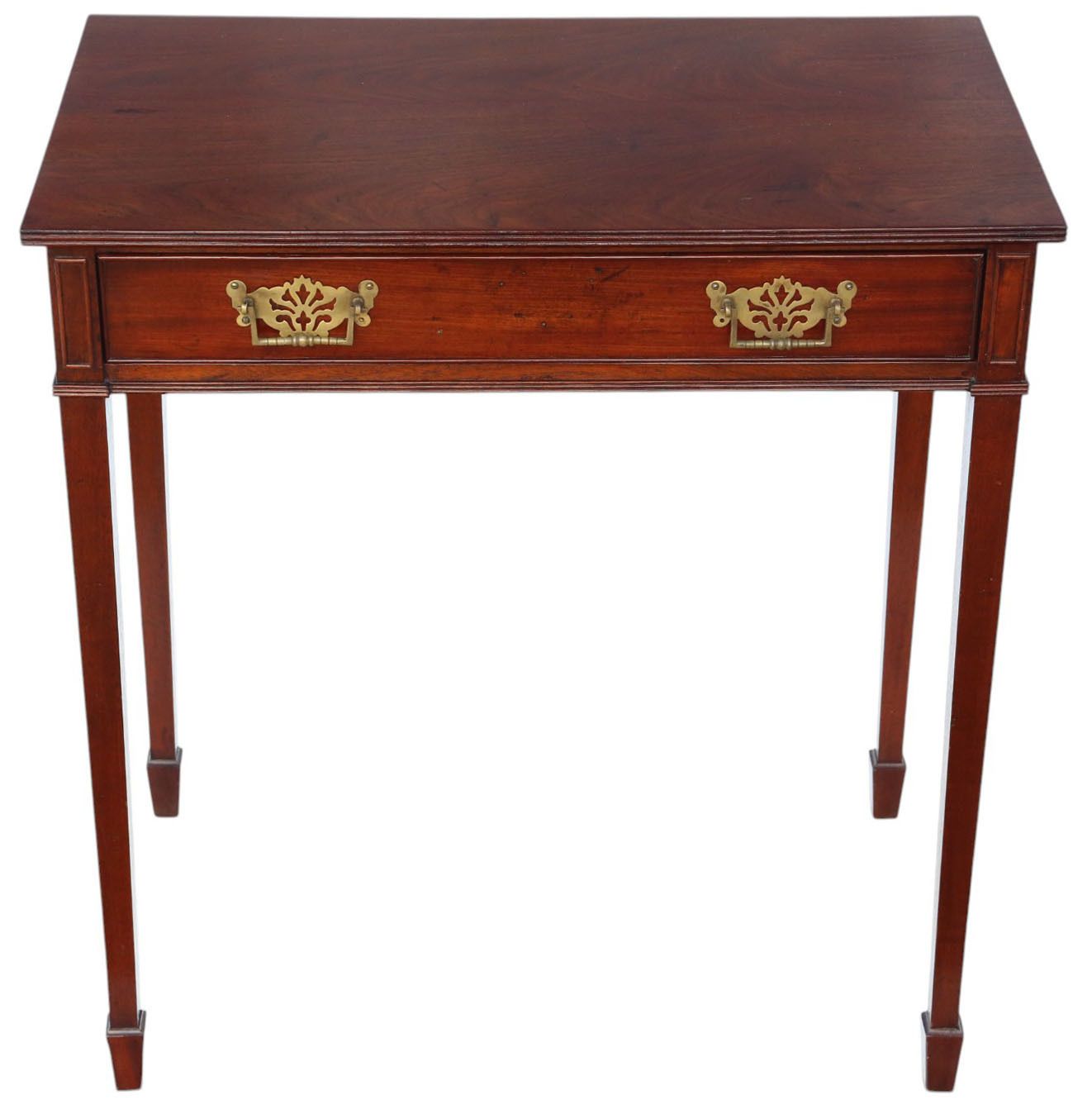 Antique Georgian Revival Mahogany Writing Desk C.1880–1900 – Fine Quality, Dressing Table photo 1995.0