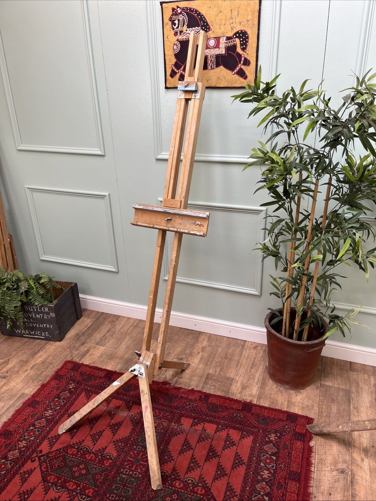 Superior Quality Large Vintage Windsor And Newton Easel, Art, Painting, Display photo Art