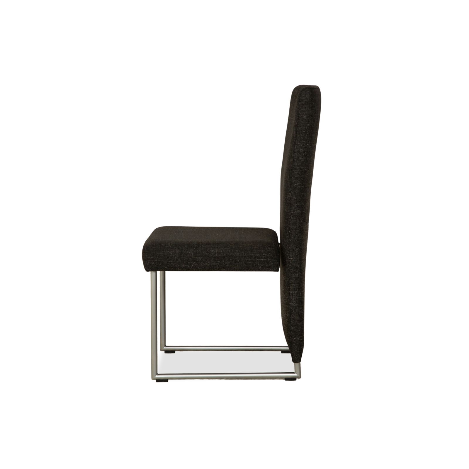 photo for sale Set Of 6 Rolf Benz 7400 Fabric Chairs In Anthracite And Dark Grey For Dining Room