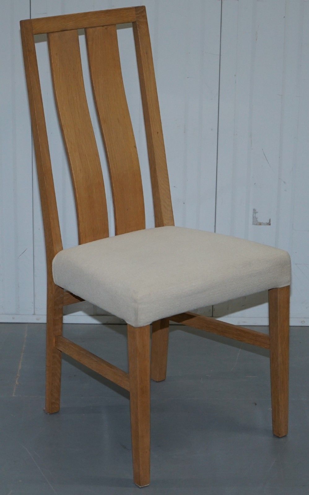 Rare Set Of Eight Orum Mobler Ash Wood Dining Chairs Table & Bookcase Available photo for sale