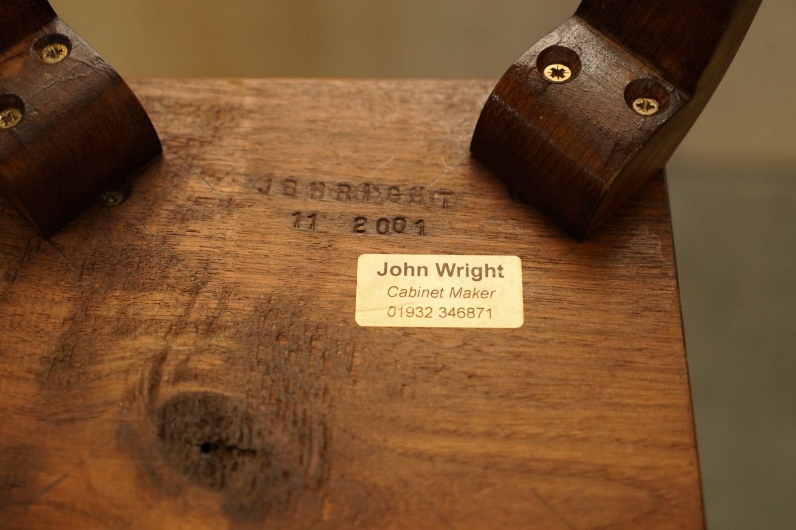 1200.0 Fine English Made Jb Wright Cabinet Maker Regency Revival Side End Lamp Table photo