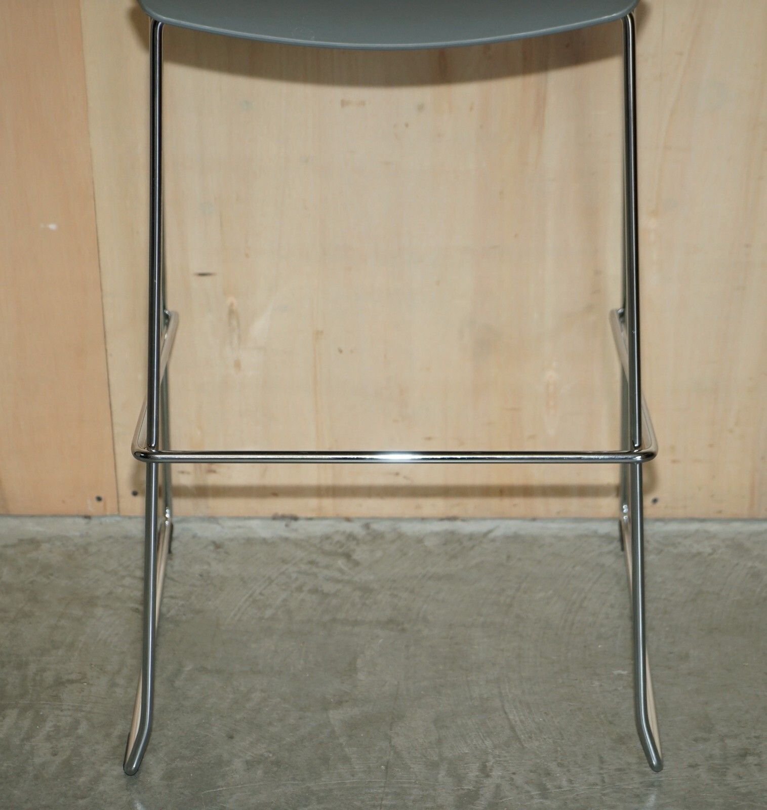 Four Grey Whiteleaf Furniture Ltd Designer Stacking Bar Stools Part Of A Suite photo Furniture