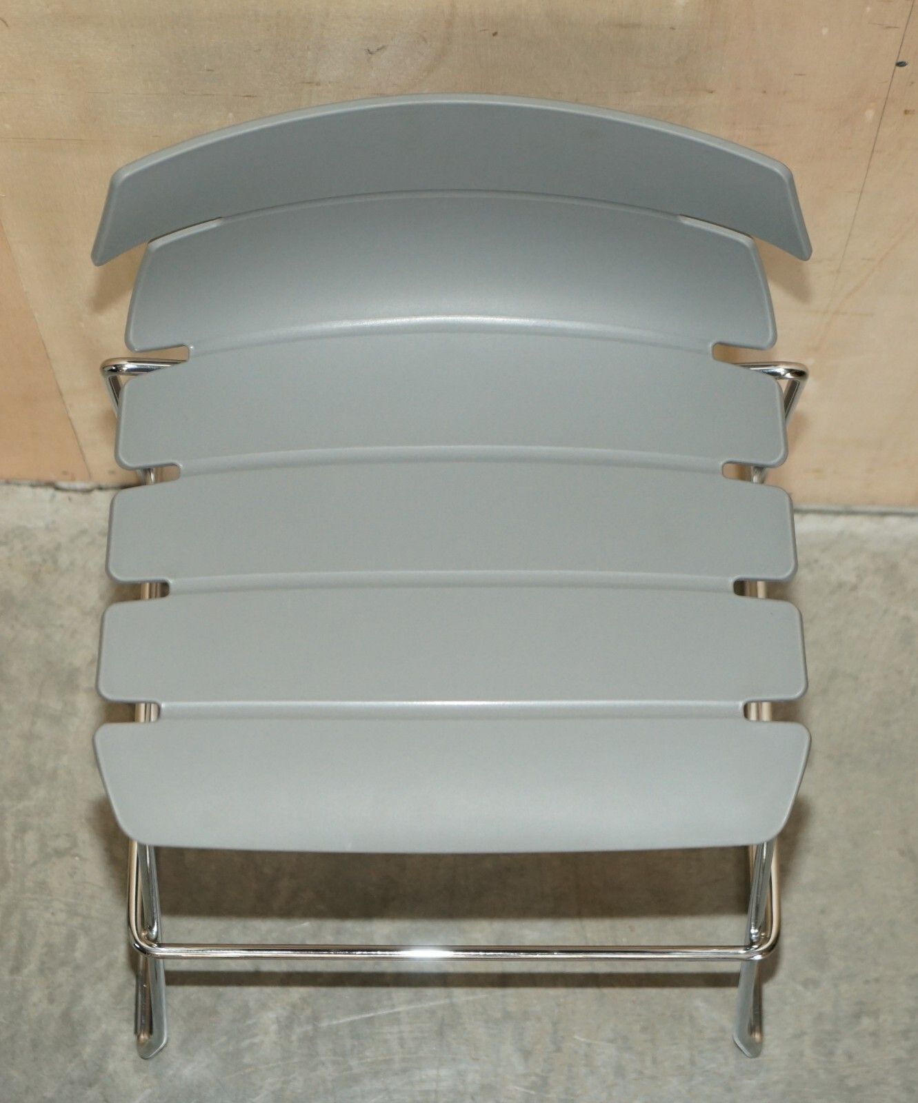 Four Grey Whiteleaf Furniture Ltd Designer Stacking Bar Stools Part Of A Suite photo vintage