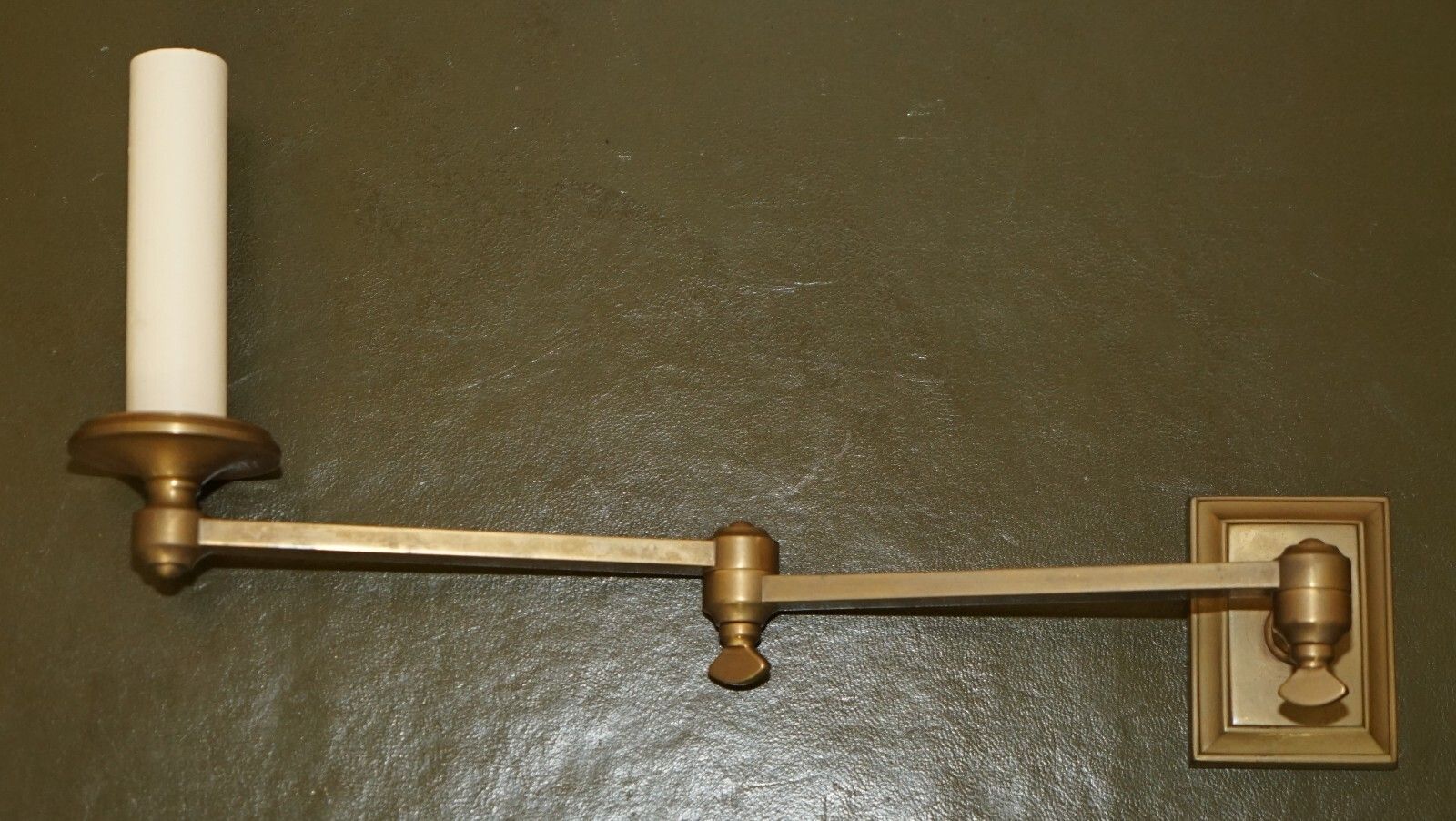 photo for sale X2 Pairs Of Gilt Bronzed Brass Georgian Candle Sconce Articulated Wall Lights