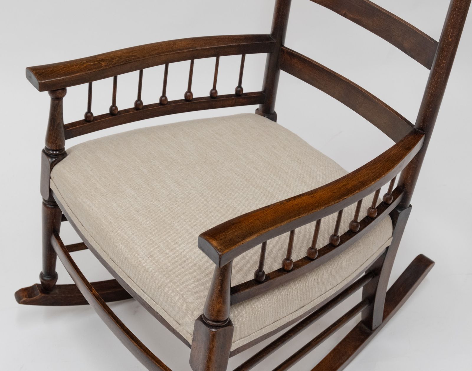 Arts & Crafts Rocking Chair Attr William Birch For Liberty & Co photo furniture