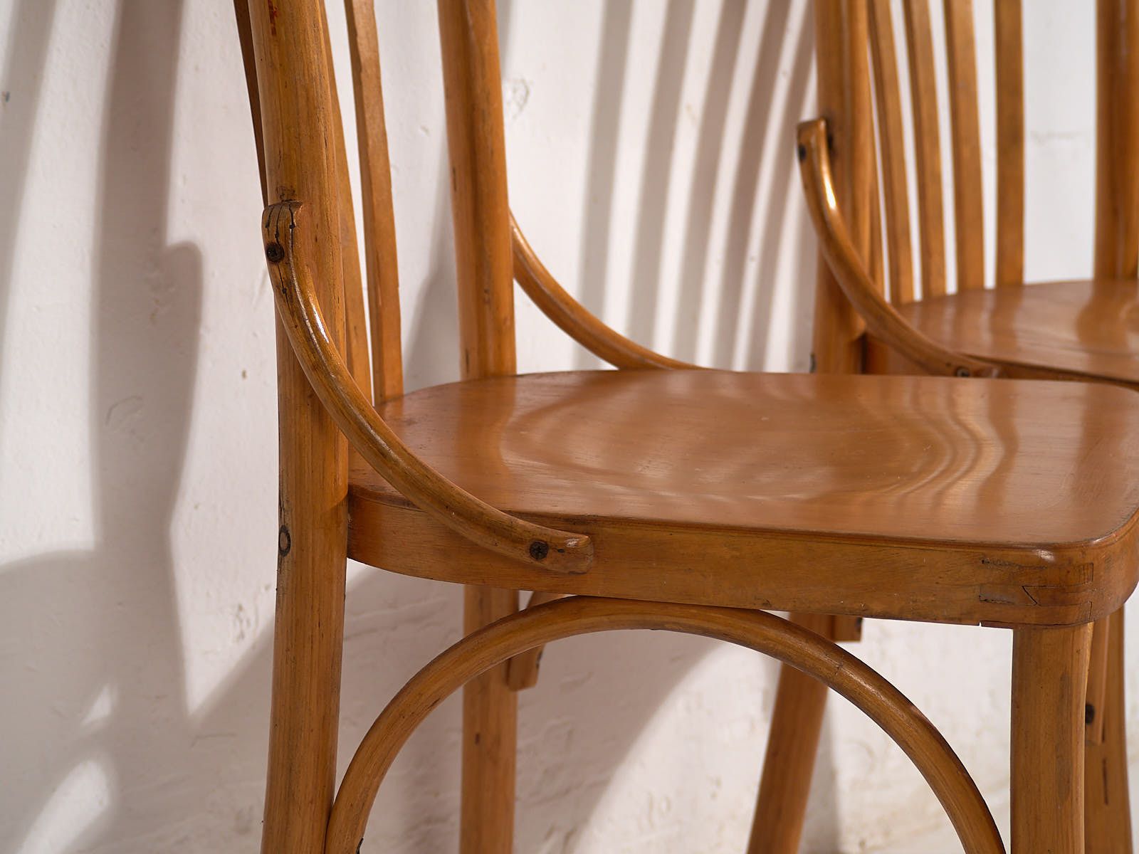 Antique Bentwood Coffee Chairs (C.1920). Set Of 2 Pieces #4 photo 450.0
