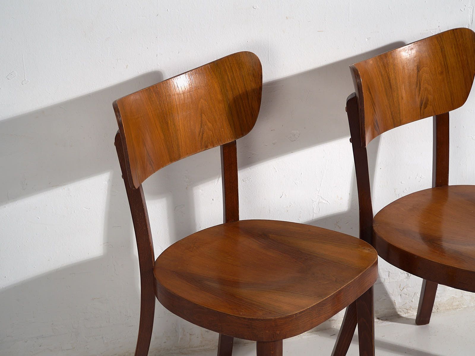 Retro Style Bentwood Chairs (C.1950). Set Of 2 Pieces #3 photo furniture