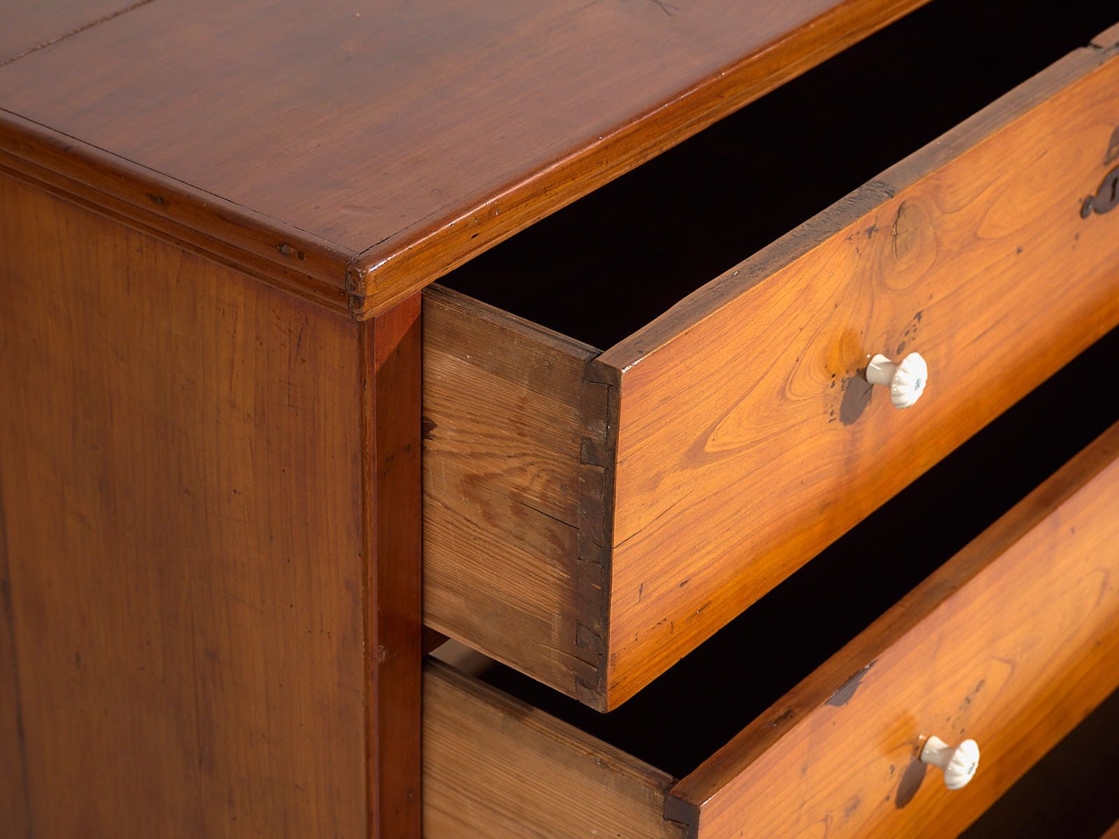 Antique Biedermeier Style Chest Of Drawers (C.1850) #64 photo 1717.0