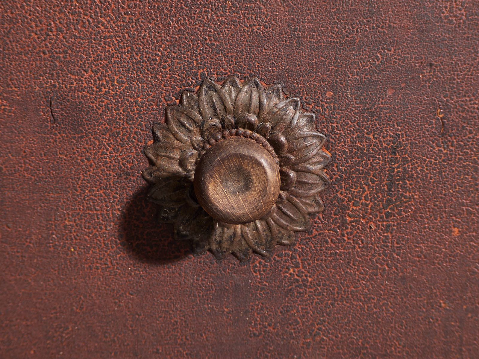 Antique Chest Of Drawers With Dark Patina (C.1920) photo vintage