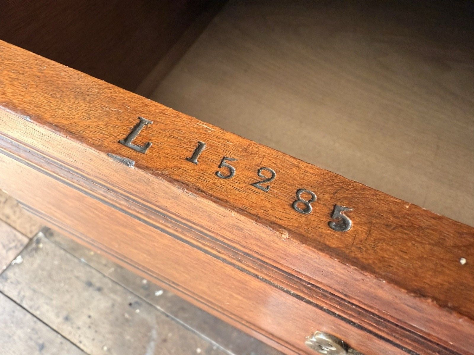 Furniture Magnificent Original Rare English Stamped Gillows Of Lancaster Wardrobe C 1880 photo