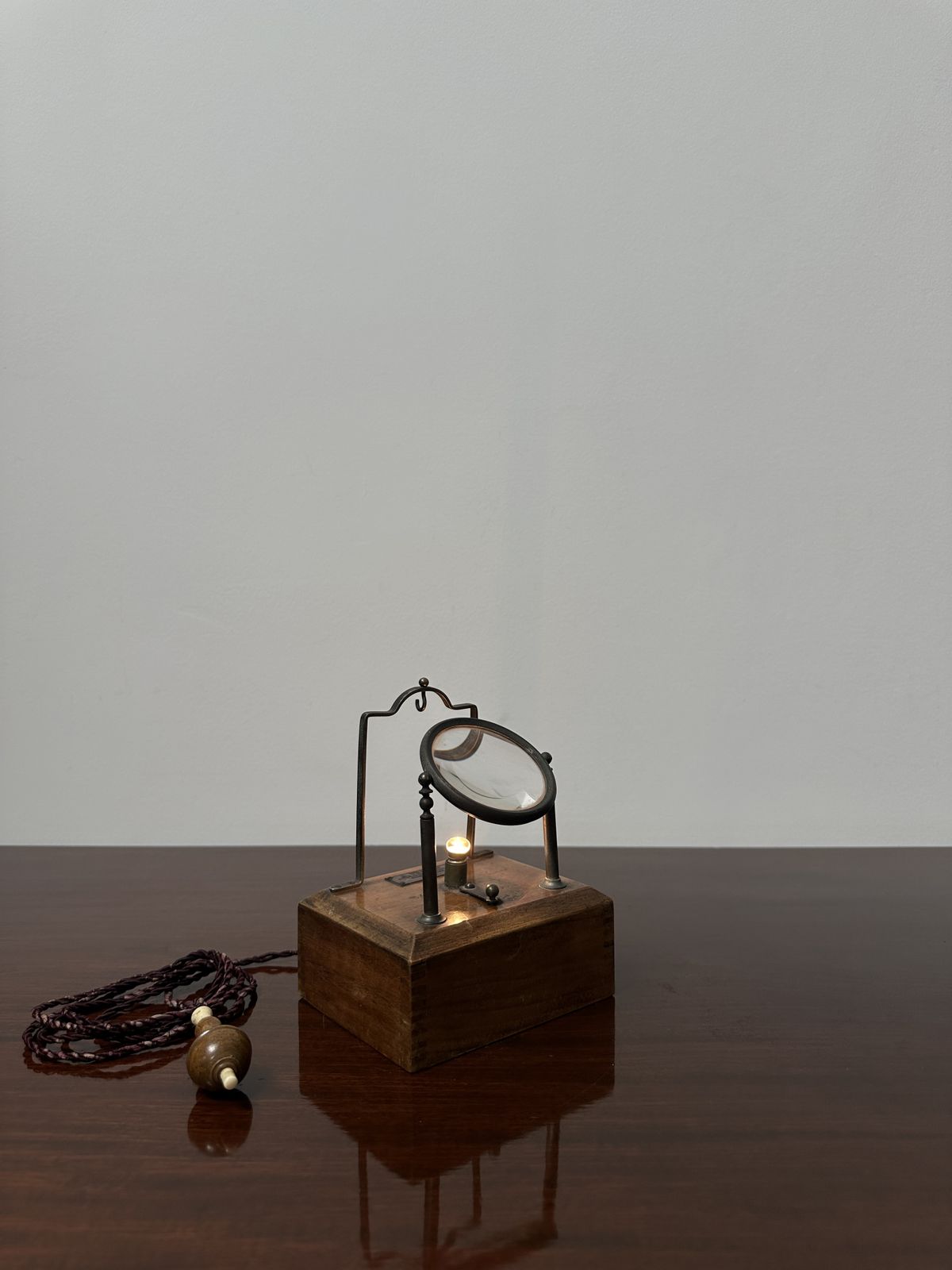 Pair Antique Magnifying Task Desk Lamp Opticians Medical Instruments By Aubrey Franks Of Manchester photo furniture