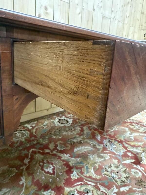 Bureau Plat De Style Louis XVI En Marqueterie 196 Cm photo furniture