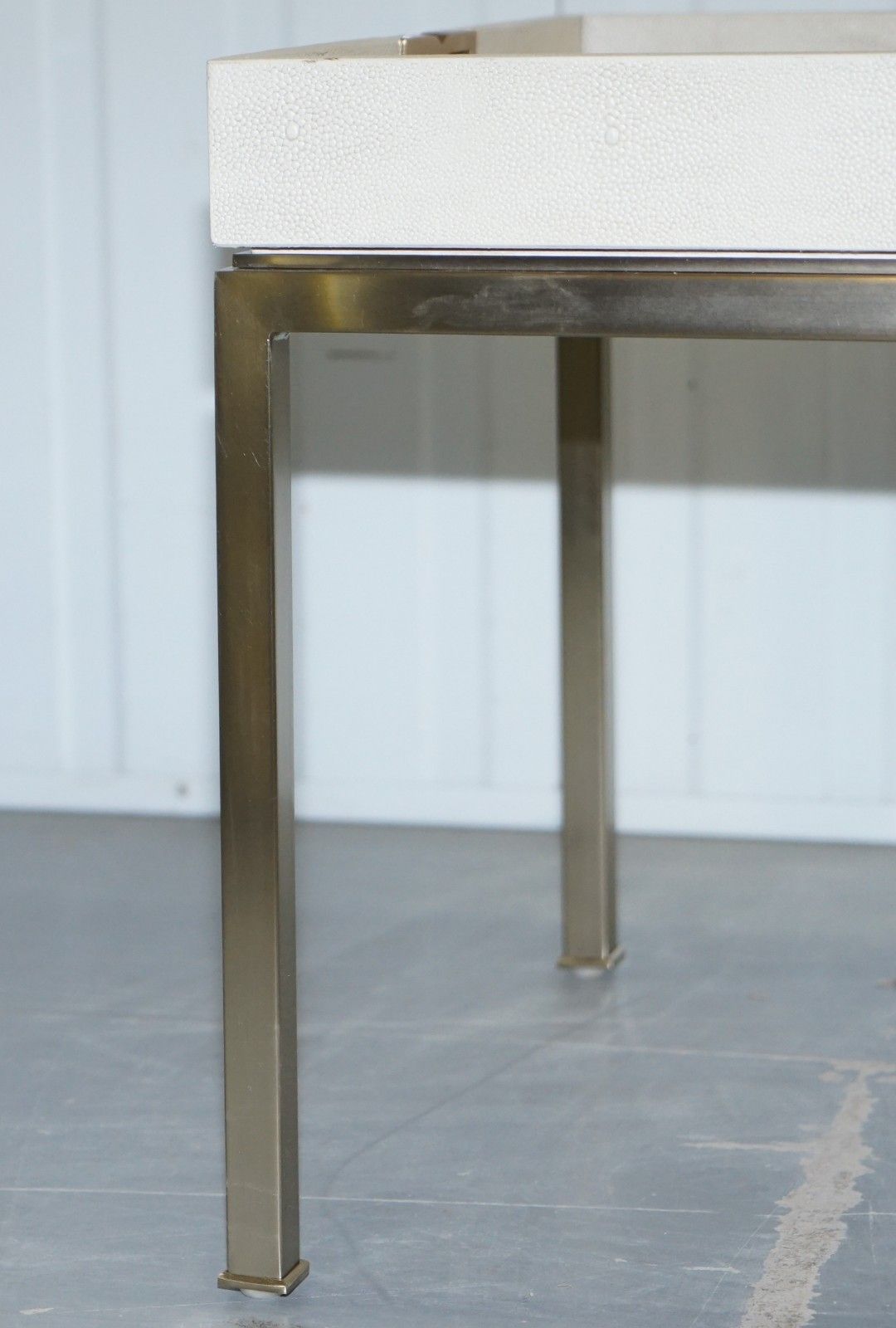 Rrp £2180 Paolo Moschino For Nicholas Haslam Salon Coffee Table Chrome Finish photo buy