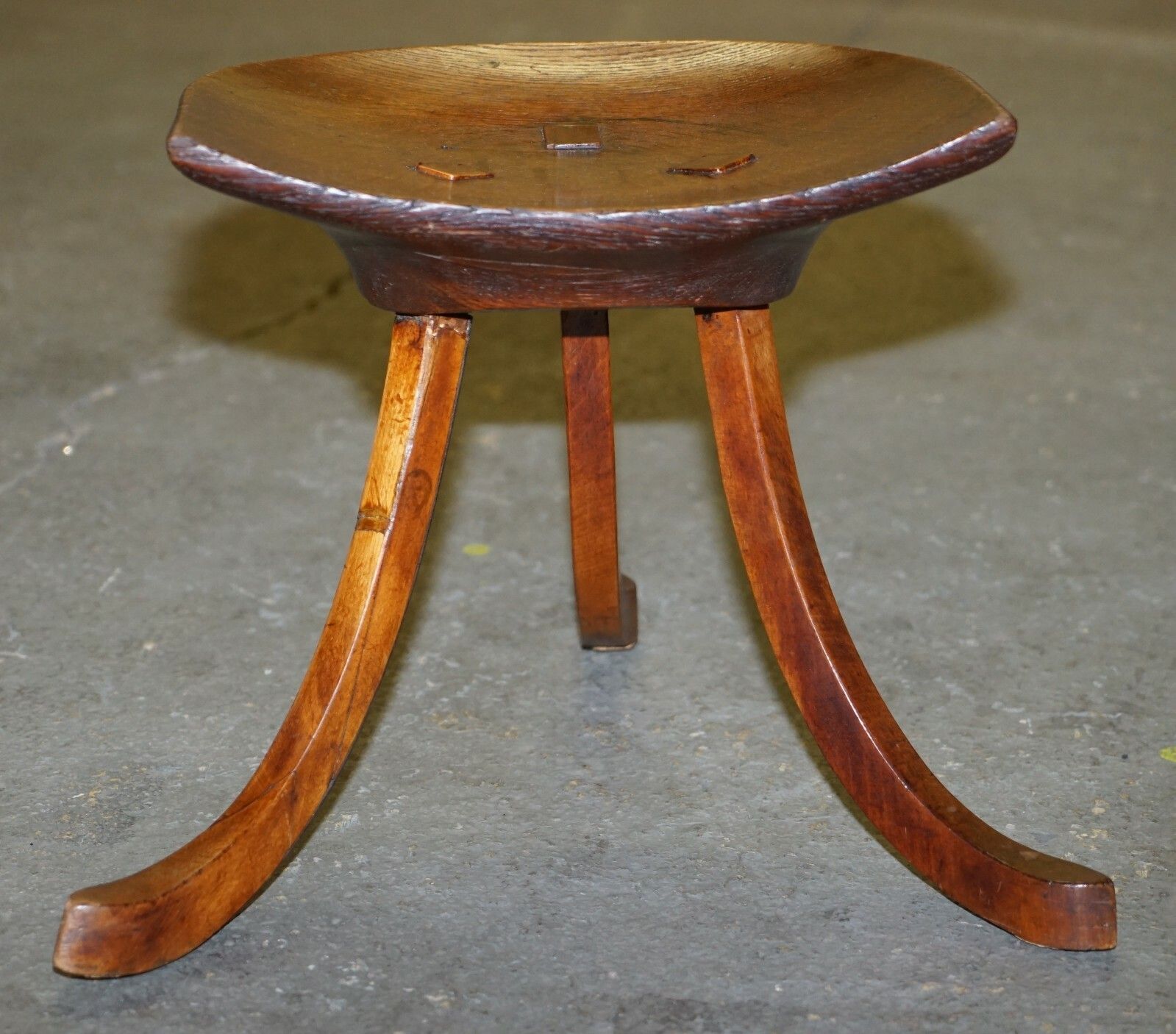 Fully Restored Liberty's London Thebes Stool L Wyburd Original Antique Victorian photo vinterior