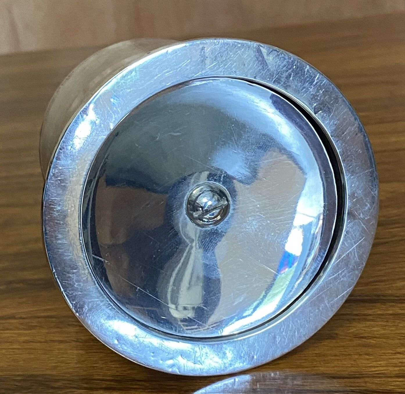 photo for sale Stunning English Solid Sterling Silver 1936 Art Deco Style Cigarette Dispenser