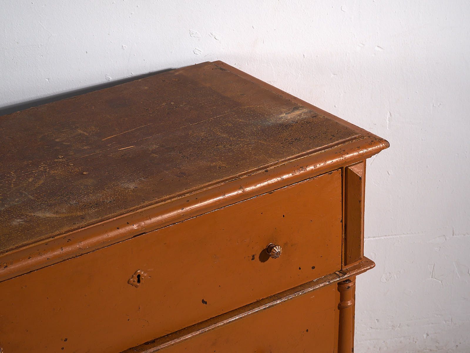 Antique Chest Of Drawers With Ochre Patina (C.1920) #72 photo for sale