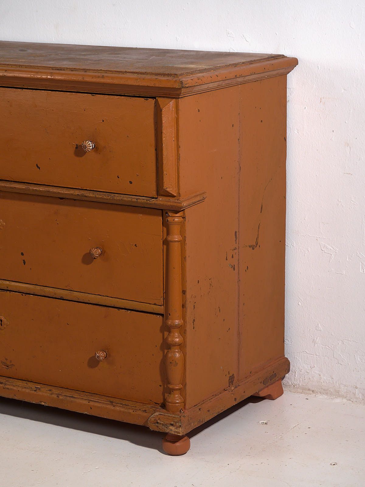 photo furniture Antique Chest Of Drawers With Ochre Patina (C.1920) #72