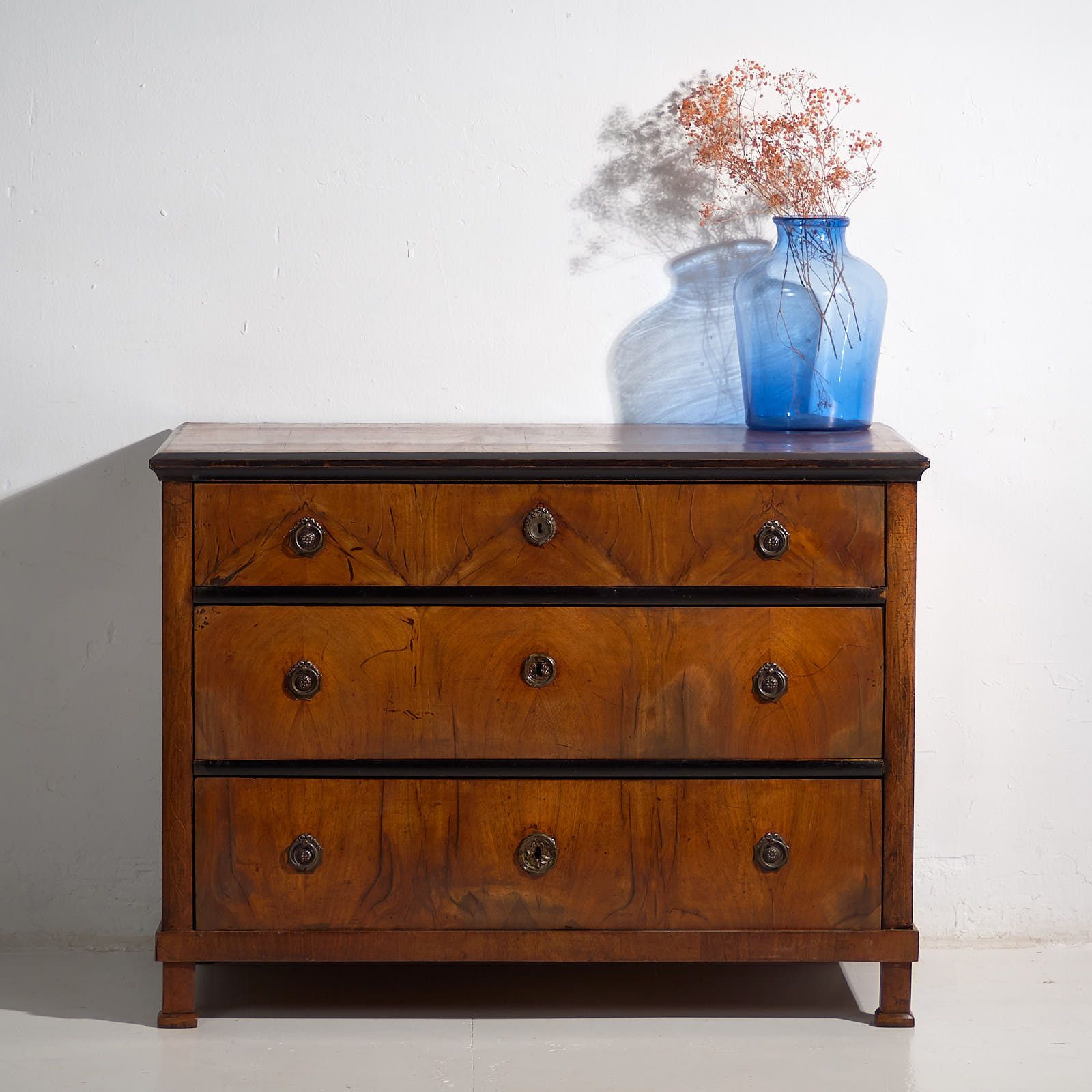 photo for sale Antique Biedermeier Style Chest Of Drawers (C.1830) #16