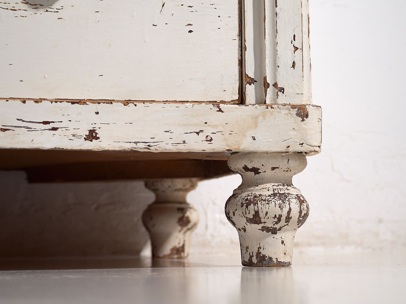 Antique White Chest Of Drawers (C.1920) #26 photo buy