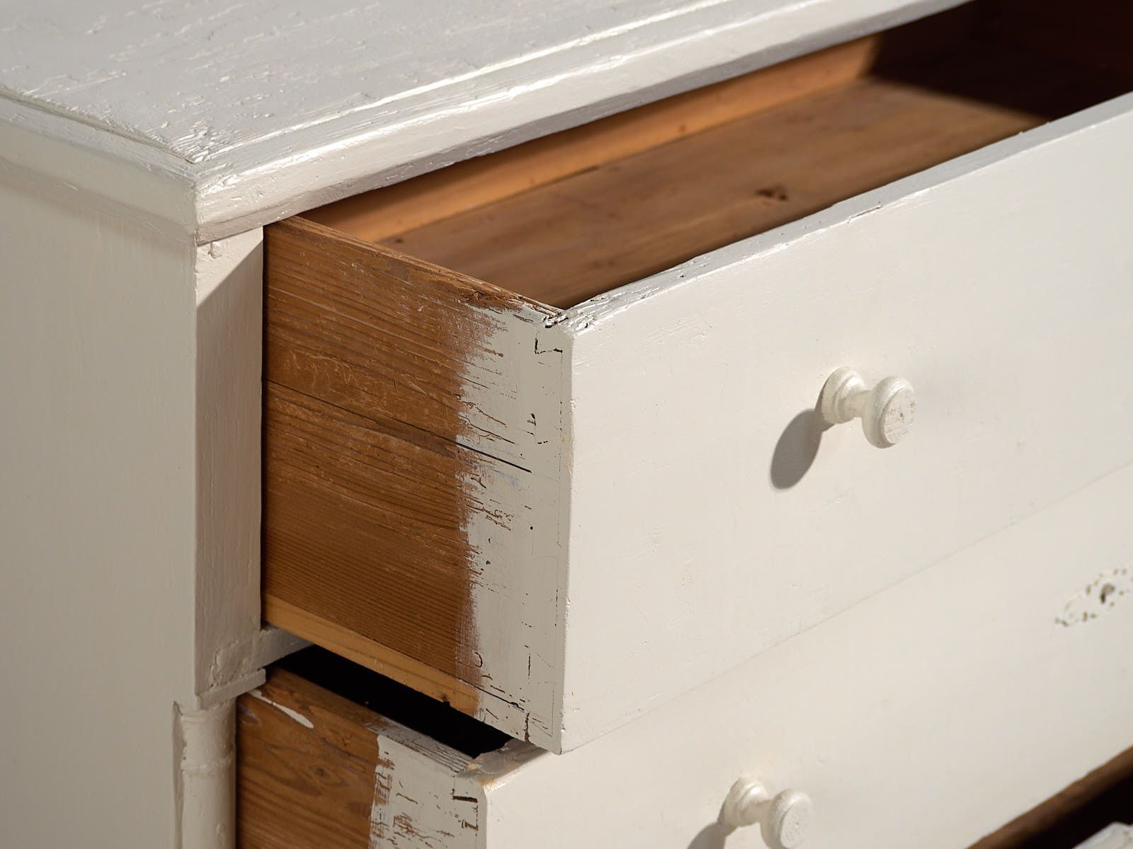 Antique White Chest Of Drawers (C.1920) #53 photo 1589.0