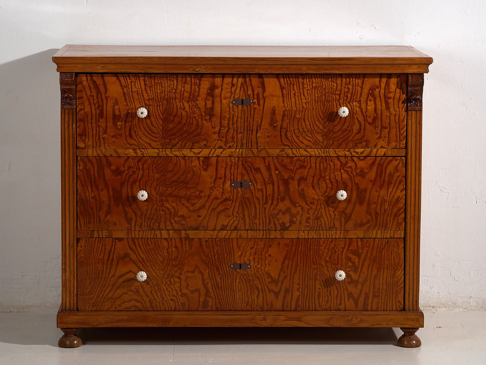 Antique Biedermeier Chest Of Drawers (C.1850) #63 photo vinterior