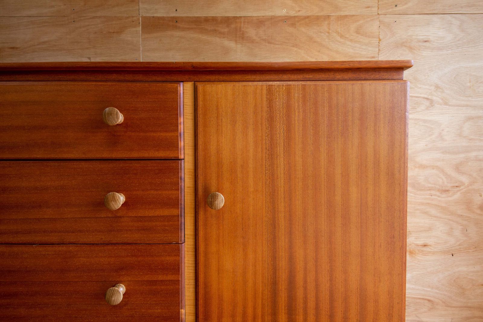 Mid Century Teak Sideboard photo Furniture