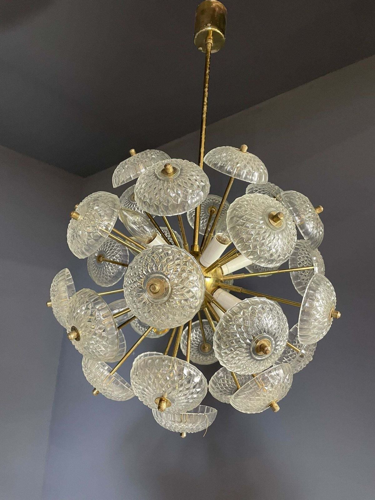 Dandelion Chandelier, Kamenický šenov, 1970s, Price Per Piece photo Lighting