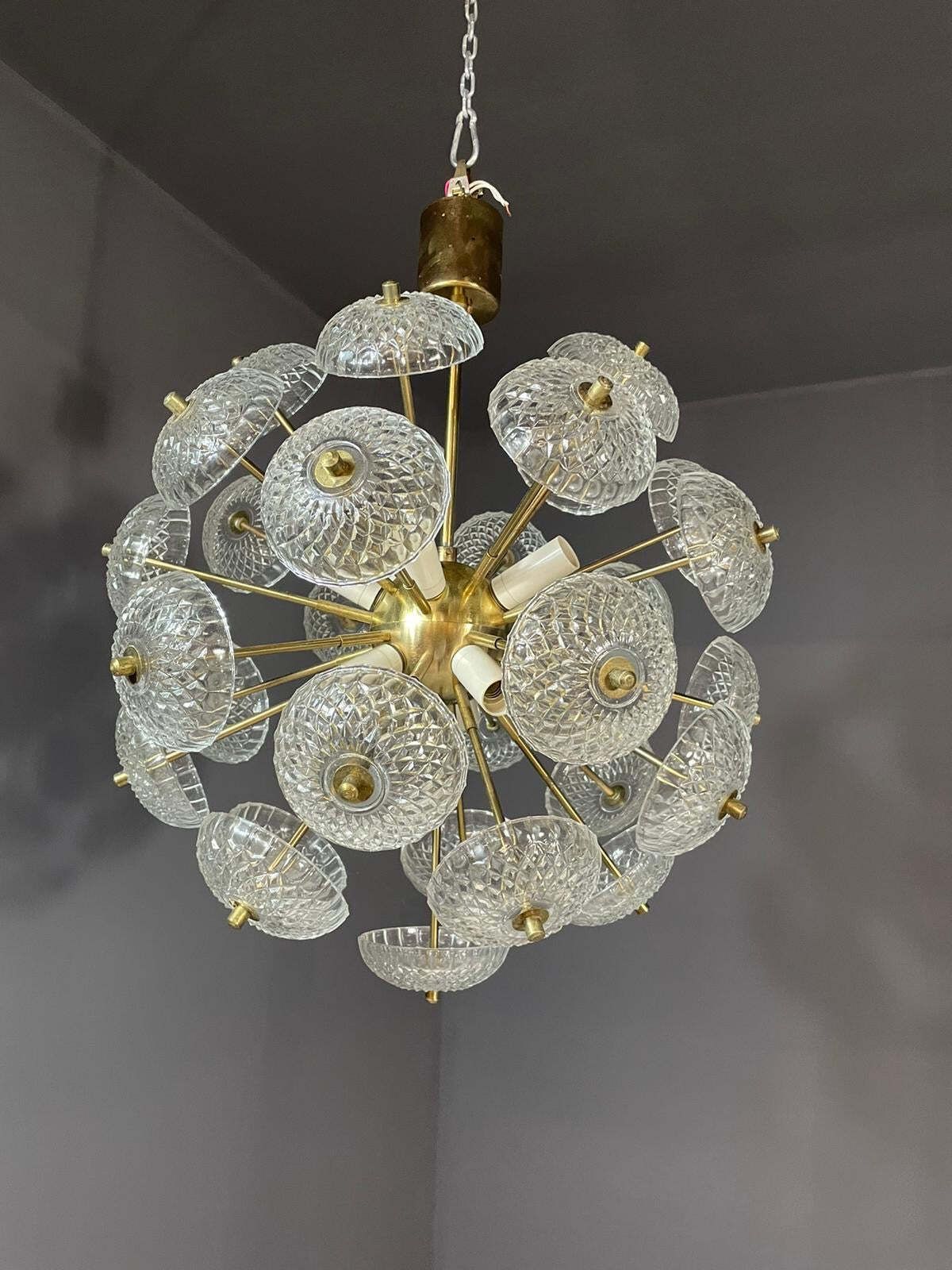 Dandelion Chandelier, Kamenický šenov, 1970s, Price Per Piece photo buy
