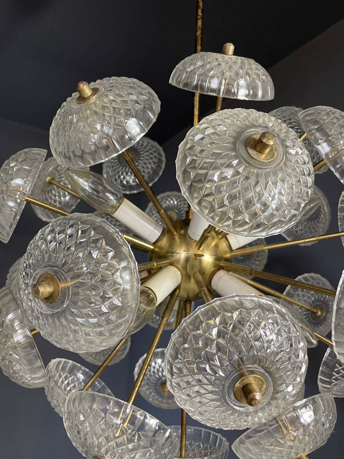 Lighting Dandelion Chandelier, Kamenický šenov, 1970s, Price Per Piece photo