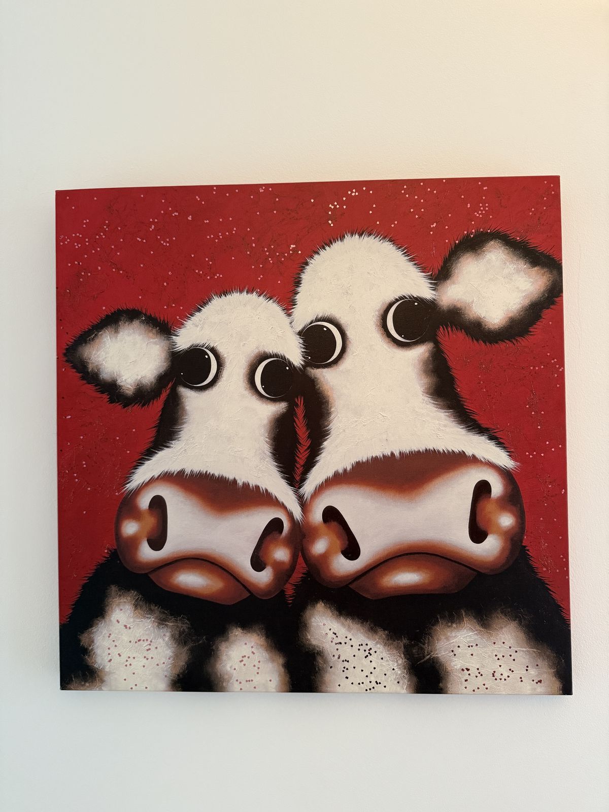 Art  Caroline Shotton  Boxed Canvas  Cow Painting